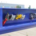华威三轴集装箱平板运输车（蓝）,第7张