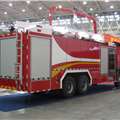 第二届中国国际商用车展览车型：重汽HOWO双桥消防车,第9张