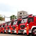 13辆消防车配发广西贵港市消防基层部队