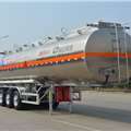 照片欧曼牌HFV9400GRYB型铝合金易燃液体罐式运输半挂车