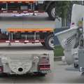 侧后防护王牌牌CDW5070THB型车载式混凝土泵车