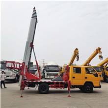现货韩国进口云梯车 32米沙石料搬运车 30米无线遥控高空作业车
