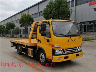 江淮JAC国五一拖二型130马力平板拖车现车供应，全国送货上门