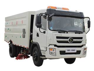 陕汽道路清扫车效率为 98以上集路面清扫垃圾回收和运输为一体全吸式干式清扫