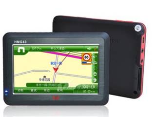 供应4-3寸实景地图带MP4便携式GPS导航仪