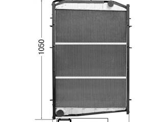 重汽水箱散热器NZ9531530015/NZ9531530115