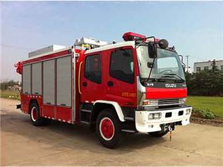 捷达消防牌SJD5140TXFJY75W1型抢险救援消防车