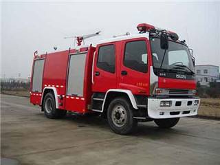 捷达消防牌SJD5150GXFPM55W型泡沫消防车