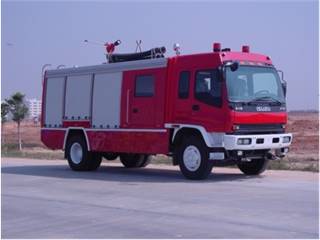 卢森宝亚牌RY5155GXFSG50型水罐消防车