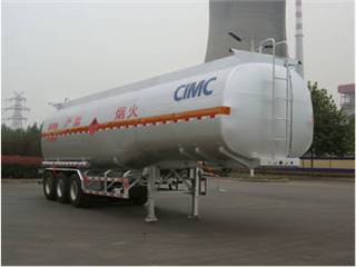 凌宇牌CLY9406GRYB型易燃液体罐式运输半挂车