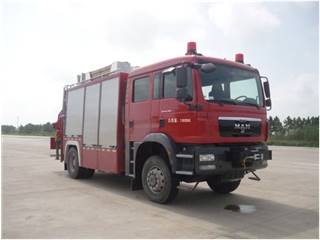永强奥林宝牌RY5141TXFJY100E型抢险救援消防车