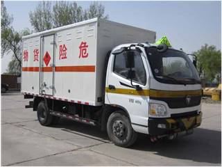 福庆天王牌ZFQ5041XRQBJ型易燃气体厢式运输车