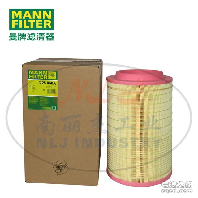 MANN-FILTER(曼牌滤清器)空气滤清器滤芯C25860/6