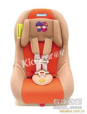 KS-2016儿童汽车安全座椅-橘红