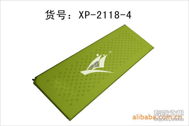 供应XP-2118-4果绿菱形上胶自动充气垫