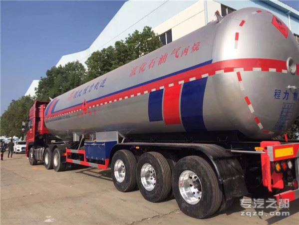 液化石油气半挂运输车甲烷丙烷压力容器运输半挂厂家直销可分期付款
