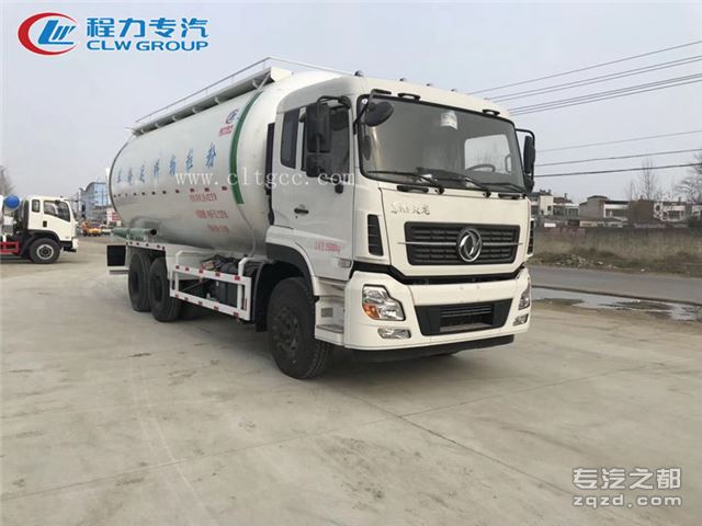 厂家直销东风天龙29.4立方低密度粉粒物料运输车
