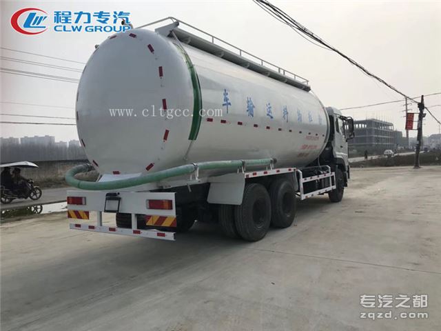 厂家直销东风天龙29.4立方低密度粉粒物料运输车
