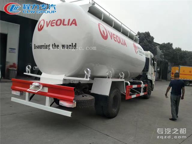 厂家直销东风天锦17.38立方低密度粉粒物料运输车