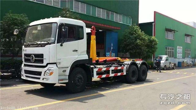 东风天龙25吨勾臂式垃圾车厂家直销价格