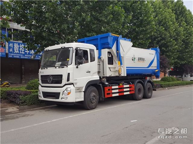 东风天龙25吨勾臂式垃圾车厂家直销价格
