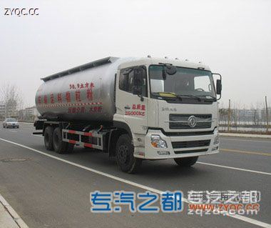 供应楚胜牌CSC5250GFLD12型低密度粉粒物料运输车