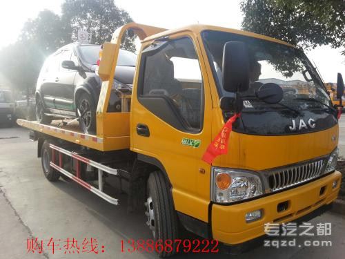 江淮JAC国五一拖二型130马力平板拖车现车供应，全国送货上门