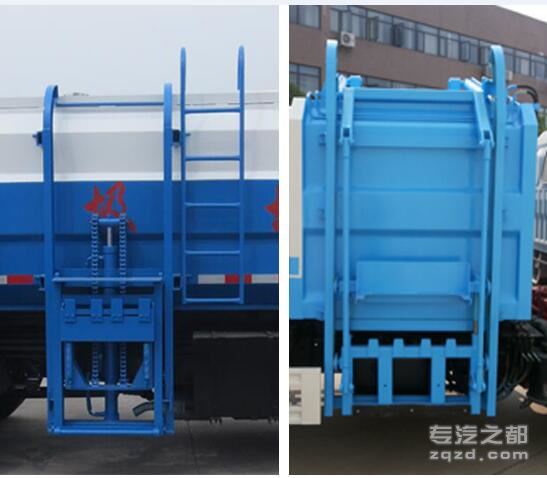 国五蓝牌自装卸式垃圾车车型解读 东风多利卡蓝牌自卸式垃圾车