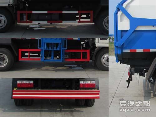 国五蓝牌自装卸式垃圾车车型解读 东风多利卡蓝牌自卸式垃圾车