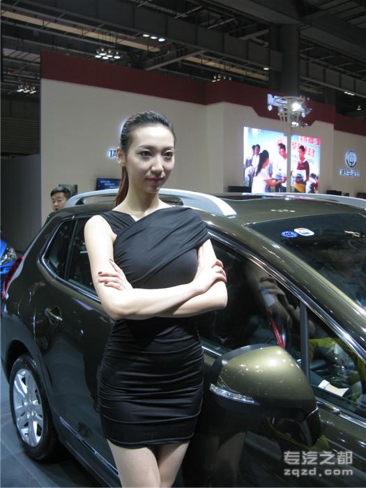 图集：2013年第三届中国重庆汽车博览会模特系列-黑色诱惑