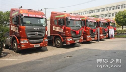 联合卡车5款车型上海巡展