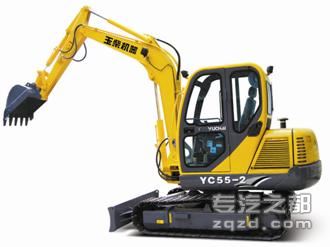 玉柴YC50液压挖掘机成2014国家重点新产品项目