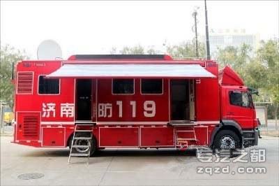 济南消防新购置指挥车