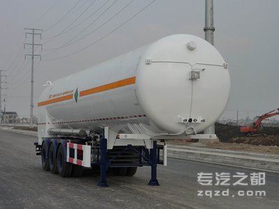 韩中深冷牌ZHJ9401GDYA型低温液体运输半挂车
