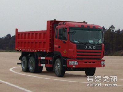 江淮牌HFC3254K2R1F型自卸汽车