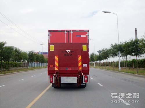 中集牌ZJV5050XXYAA型厢式运输车-图片3
