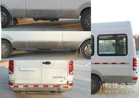 陕汽通力牌STL5041TSJ型试井车-侧后防护