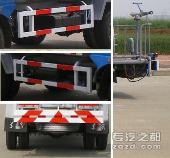 东风牌EQ5040GSSL型洒水车-侧后防护