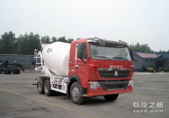 豪泺牌ZZ5257GJBN404HC1型混凝土搅拌运输车-图片1