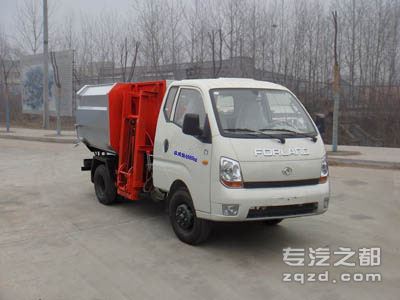 虹宇牌HYS5046ZZZB型自装卸式垃圾车-图片1