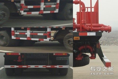 兰矿牌LK5282TYL120型压裂车-侧后防护