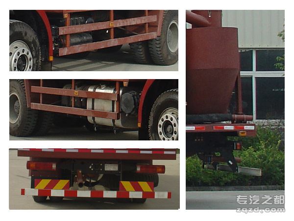 武工牌WGG5221TGJ型固井车-侧后防护