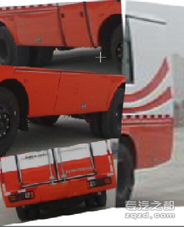 陕汽通力牌STL5101TSJ型试井车-侧后防护