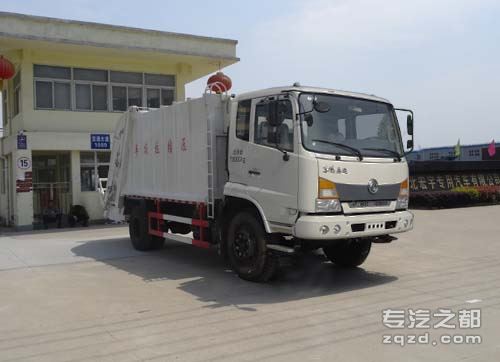 虹宇牌HYS5163ZYSE5型压缩式垃圾车-图片1