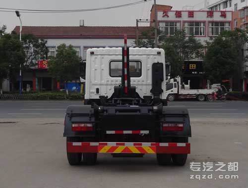 虹宇牌HYS5163ZXXE5型车厢可卸式垃圾车-后部图片