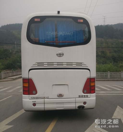 渝州牌yz6120ylgk0z型客车后部图片