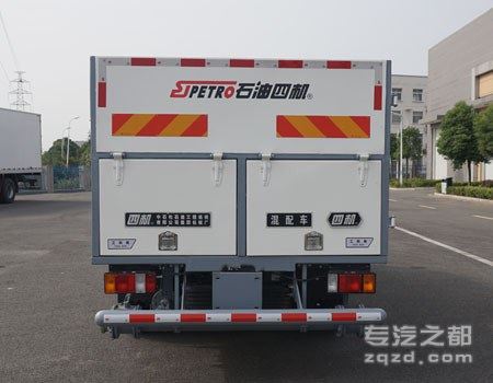 四机牌SJX5050THP型混配车-后部图片