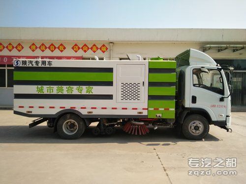 陕汽通力牌STL5080TXS型洗扫车-图片1