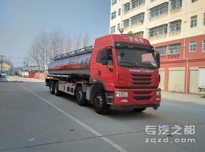 程力威牌CLW5318GYYLC5型铝合金运油车-图片1