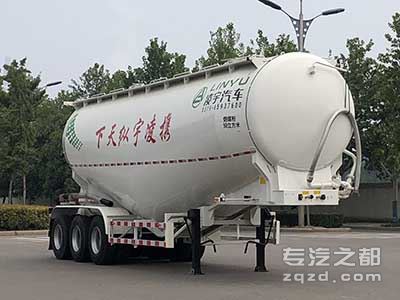 凌宇牌CLY9401GFL3型低密度粉粒物料运输半挂车-图片1